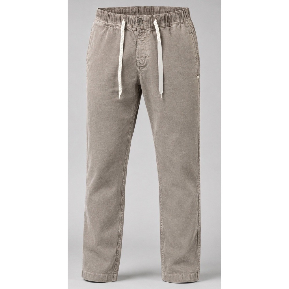 Vuori Optimist Corduroy Pants Mens S Taupe Stretch Drawstring Casual 29 In